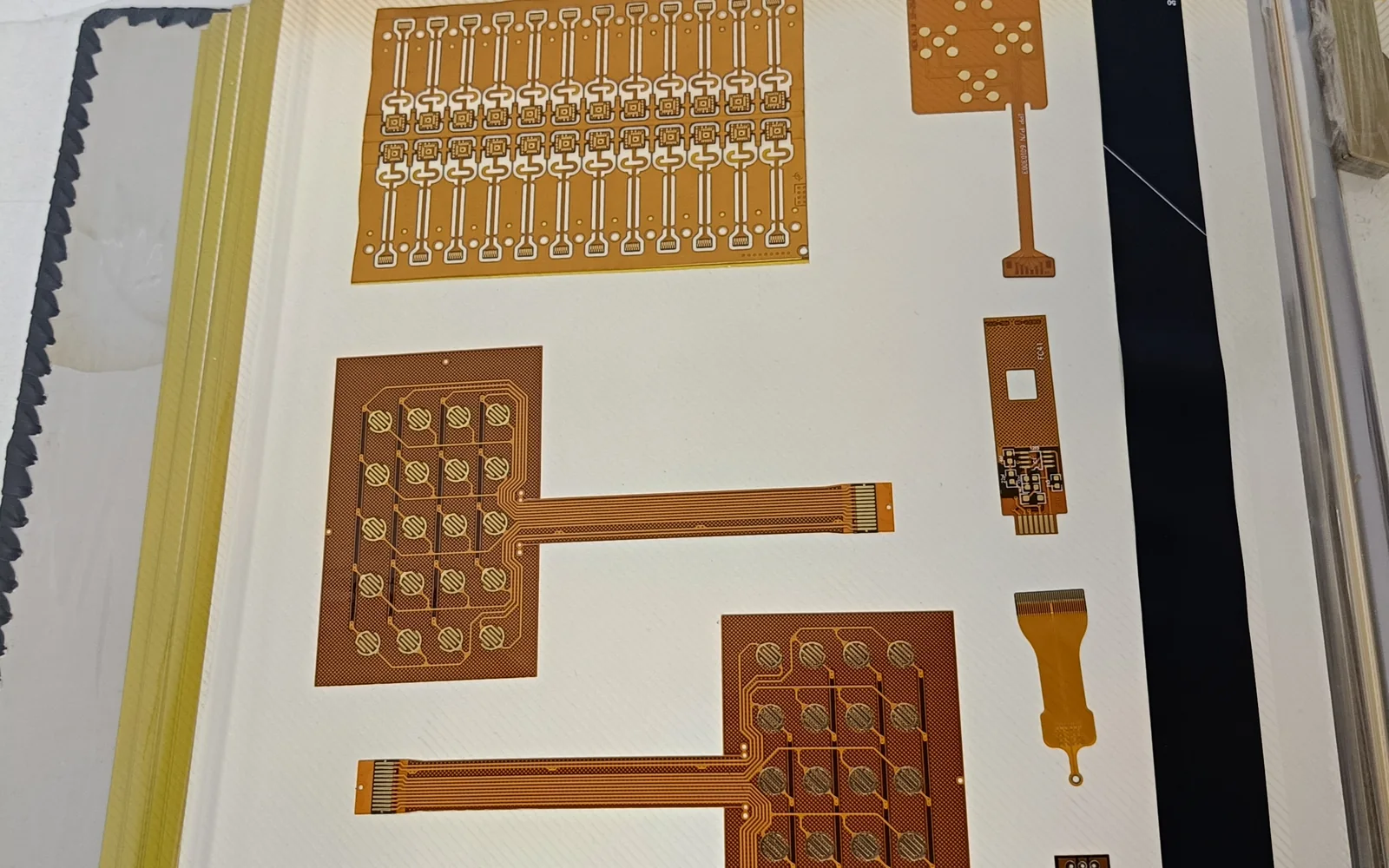 多按键矩阵FPC铜线路样品